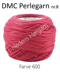 DMC Perlegarn nr. 8 farve 600
